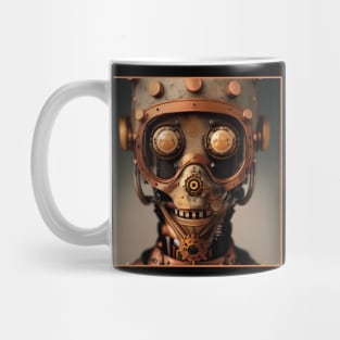 Steam Punk Robot Portrait Mug